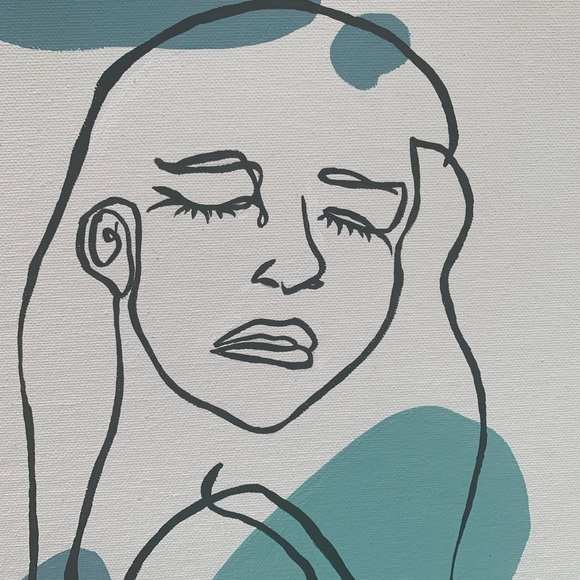 Minimalist flat Canvas Acrylic Painting
11” x 14” - Picture 3 of 4